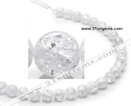 CCC15 grade A 10mm round white crystal beads Wholesale