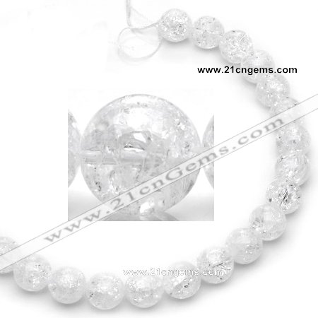 CCC17 14mm round grade A white crystal beads Wholesale