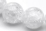 CCC20 20mm round grade A white crystal beads Wholesale