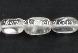 CCC222 10*16mm nugget grade AB natural white crystal beads