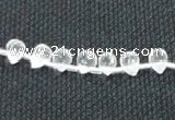 CCC264 5*7mm faceted teardrop grade A natural white crystal beads