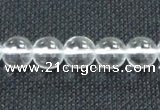 CCC278 15.5 inches 8mm round A grade natural white crystal beads