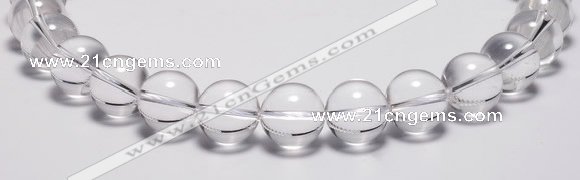 CCC32 15.5 inches 18mm round synthetic white crystal beads