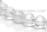 CCC36 15.5 inches 8mm round white crystal beads Wholesale