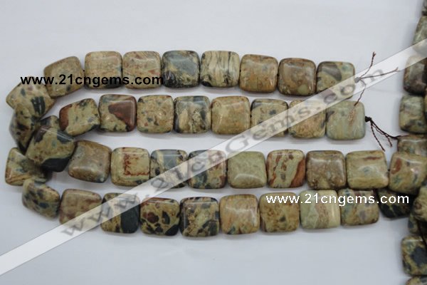 CCD02 15.5 inches 20*20mm square cordierite beads wholesale