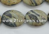 CCD06 15.5 inches 18*25mm oval cordierite beads wholesale