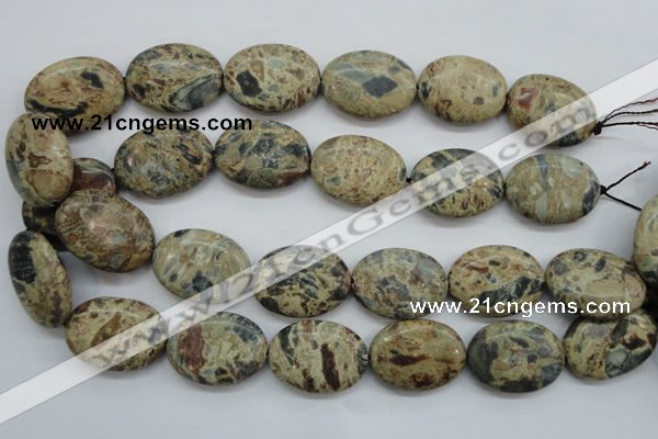 CCD07 15.5 inches 22*30mm oval cordierite beads wholesale