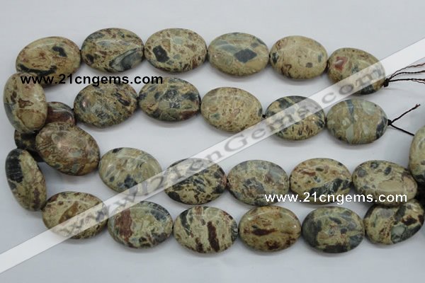 CCD07 15.5 inches 22*30mm oval cordierite beads wholesale