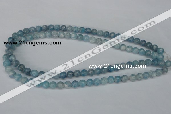 CCE51 15.5 inches 8mm round dyed natural celestite gemstone beads