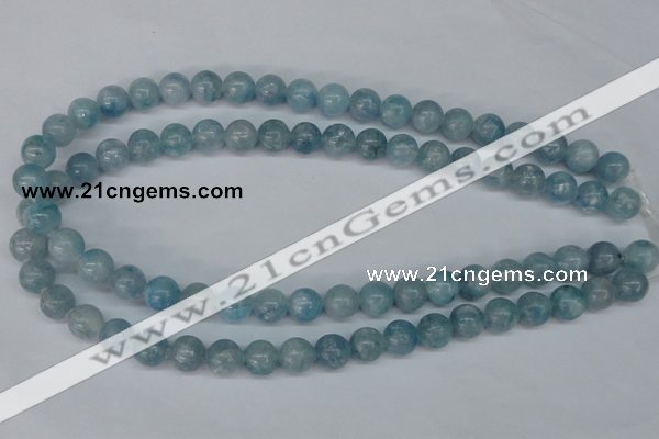 CCE52 15.5 inches 10mm round dyed natural celestite gemstone beads