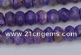 CCG116 15.5 inches 4*7mm rondelle charoite gemstone beads