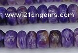 CCG117 15.5 inches 5*9mm rondelle charoite gemstone beads