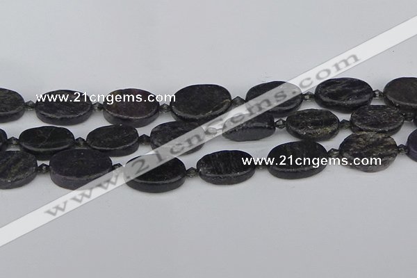 CCG129 15.5 inches 15*20mm oval charoite gemstone beads