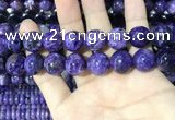 CCG142 15.5 inches 14mm round charoite gemstone beads