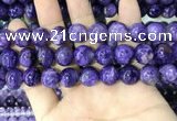 CCG145 15.5 inches 12mm round charoite gemstone beads