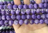CCG150 15.5 inches 12mm round charoite gemstone beads