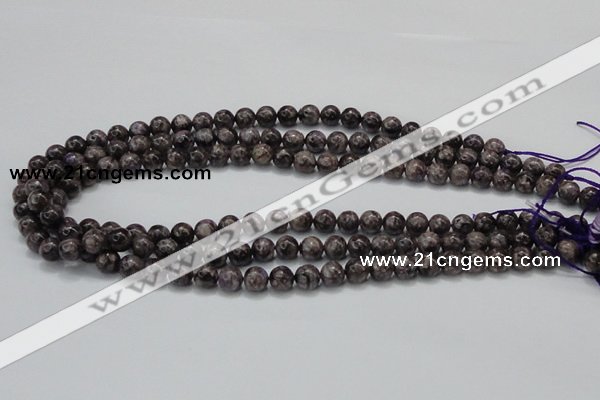 CCG20 15.5 inches 8mm round natural charoite gemstone beads