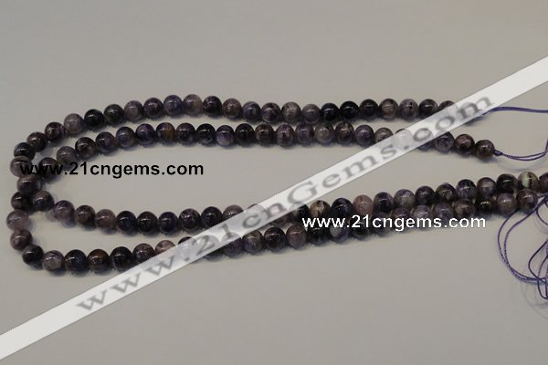 CCG26 15.5 inches 8mm round natural charoite gemstone beads