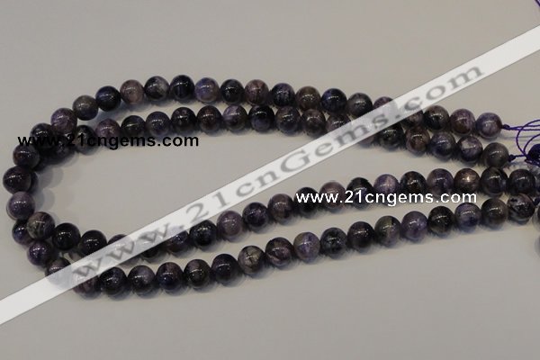 CCG27 15.5 inches 10mm round natural charoite gemstone beads