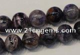 CCG28 15.5 inches 12mm round natural charoite gemstone beads