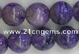 CCG302 15.5 inches 8mm round natural charoite gemstone beads