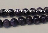CCG31 15.5 inches 8mm round natural charoite gemstone beads