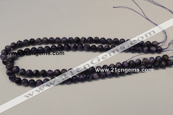 CCG31 15.5 inches 8mm round natural charoite gemstone beads