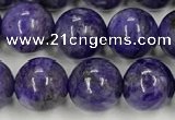 CCG311 15.5 inches 8mm round dyed charoite beads wholesale