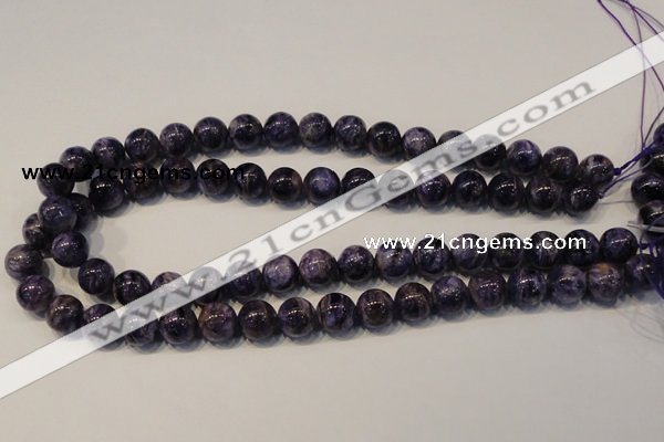 CCG33 15.5 inches 12mm round natural charoite gemstone beads