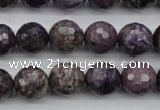 CCG57 15.5 inches 9mm faceted round natural charoite beads