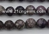 CCG58 15.5 inches 11mm faceted round natural charoite beads