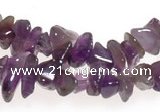 CCH12 35 inches purple amethyst chips gemstone beads wholesale