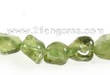 CCH17 16 inches green peridot chips gemstone beads wholesale