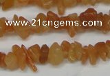 CCH201 34 inches 3*5mm red aventurine chips gemstone beads wholesale