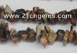 CCH204 34 inches 3*5mm red leopard skin jasper chips beads wholesale