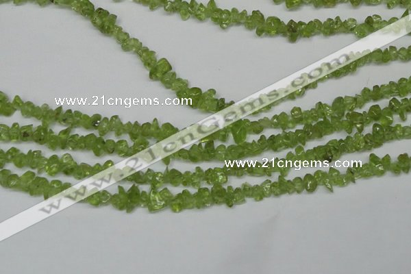 CCH206 34 inches 3*5mm olive quartz chips gemstone beads wholesale