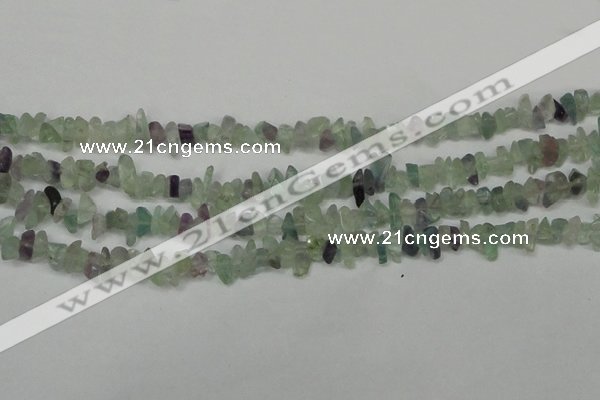 CCH207 34 inches 3*5mm fluorite chips gemstone beads wholesale