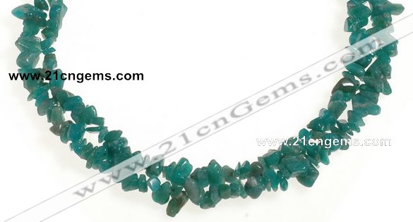 CCH21 34 inches amazonite chips gemstone beads wholesale