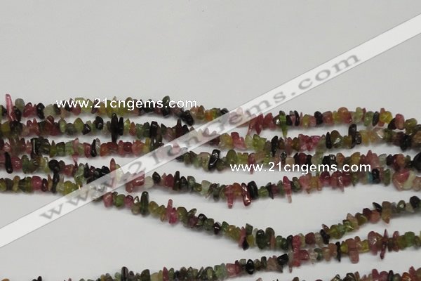 CCH212 16 inches 3*5mm tourmaline chips gemstone beads wholesale