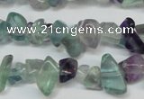 CCH216 34 inches 5*8mm fluorite chips gemstone beads wholesale