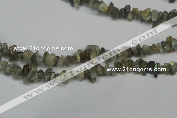 CCH217 34 inches 5*8mm labradorite chips gemstone beads wholesale