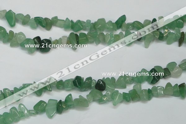 CCH221 34 inches 5*8mm green aventurine chips gemstone beads wholesale