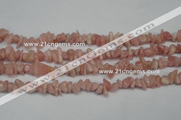 CCH224 34 inches 5*8mm pink opal chips gemstone beads wholesale