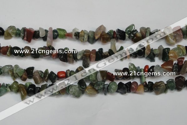 CCH230 34 inches 5*8mm Indian agate chips gemstone beads wholesale