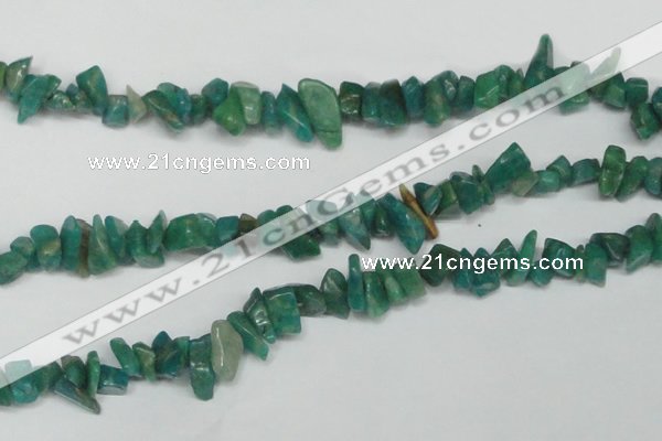 CCH231 34 inches 5*8mm Russian amazonite chips gemstone beads wholesale