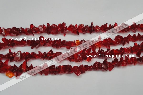 CCH238 34 inches 5*8mm synthetic crystal chips beads wholesale