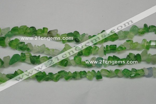 CCH239 34 inches 5*8mm synthetic crystal chips beads wholesale