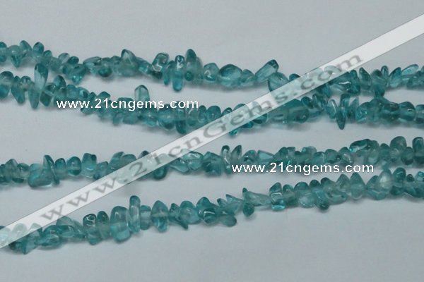 CCH254 34 inches 5*8mm synthetic crystal chips beads wholesale