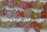 CCH261 34 inches 4*6mm synthetic crack crystal chips beads wholesale