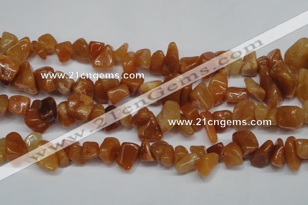 CCH270 34 inches 8*12mm red aventurine chips gemstone beads wholesale